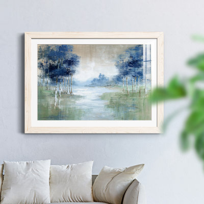 Birch River - peinture encadrée