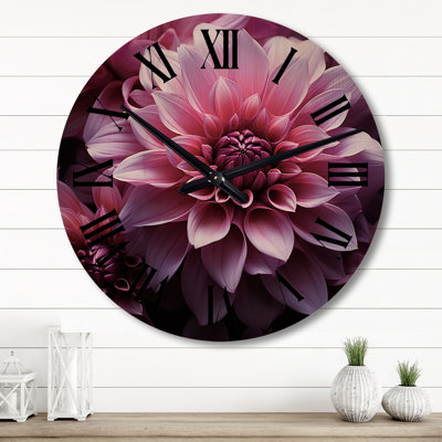 Horloge murale en bois massif Nowayton