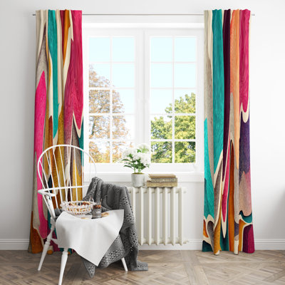 Semi Sheer Curtain Pair