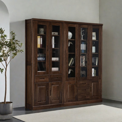 All solid wood bookcase
