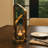 Decorative Sculptural Metal Candle Holder for Tabletop Accent - Modern Pillar Candlestick Holder for Entryway or Console Decor-501460904-501460905