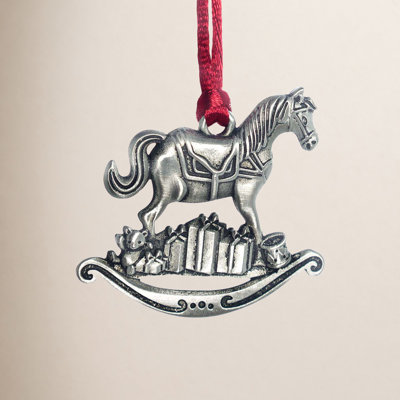 3" Pewter Holiday Ornament