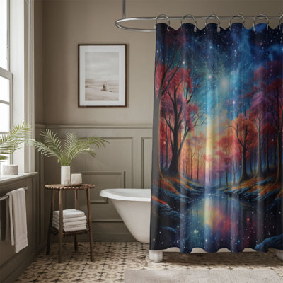 Star Clusters - 1 Piece Standard Shower Curtain