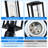 Outdoor Post Lights Lamp Post Light Fixture 2 Pack, Modern Black Exterior Post Lantern Fixture With Tempered Glass, Anti-rust Light Posts For Outside For Driveway Patio Garden