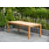 Anautica 8 - Person Wood Patio Dining Set with Rectangular Table