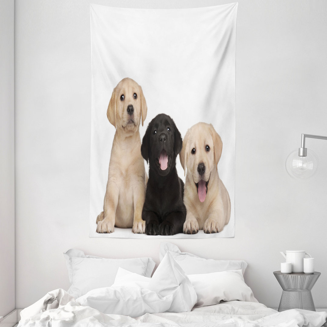 Wandbild Hundeliebhaber Labrador-Welpen