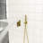 Ceiling Mount Dual Shower Head - Gold 16 Inch Square With Balance And Arm Function System Valve-121076823
