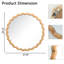 Miroir mural rond 27,5 po