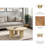 Faustine Round Mango Wood Coffee Table-1337576202