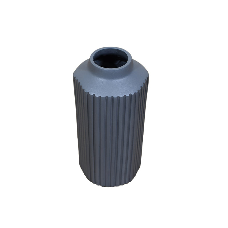 Vase de table Durk 9,84 "Durk, Gris foncé, H 12 po x l 4 po x P 4 po