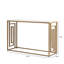 Adonus Wood Top Console Table for Living Room Furniture, Metal Hallway Table-255896862-255896861