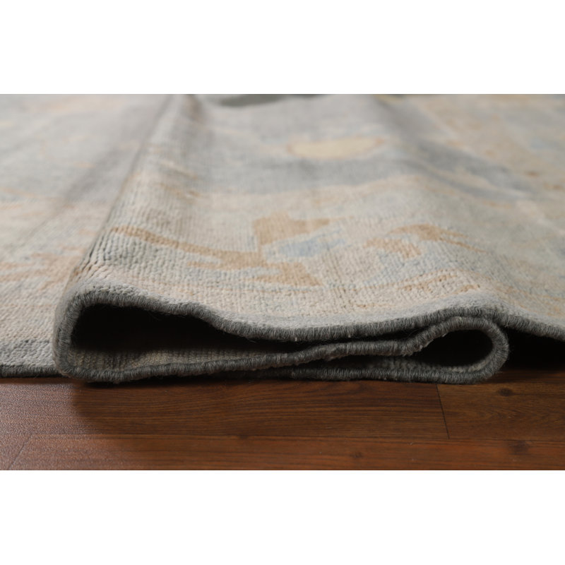 Vegetable Dye Oushak Turkish Area Rug 8x12