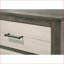 Commodes | Commode Rhett Farmhouse avec tiroirs en queue d'aronde | Blanc | Bois