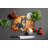 Sheltie Fall Glass Cutting Board Large