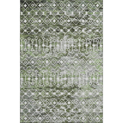 Premium Machine Washable Brennon AMF1638 Geometric Rug