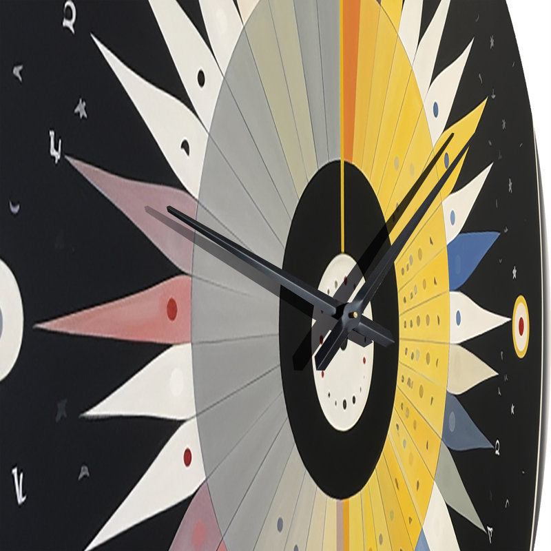 Horloge murale Universal Blossoming Pastel Harmony IV, Très grand