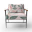 Fauteuil Leaves Accent - fauteuil rose Blush Leaves Accent II-834186845