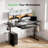Height Adjustable Standing Desk With Storage Drawer-692035851