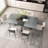 55.11" -70.86"Retro Rectangular Stretch Dining Table-515742029