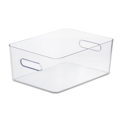 SmartStore Compact Clear Storage Box Transparent, Large - 15.4 Litres