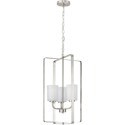 Lustre géométrique à 3 lumières