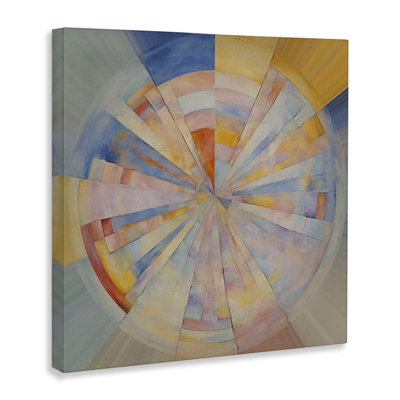 «Circle In Abstraction», art mural sur toile par Noah Bay