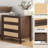 3-Drawer Boho Nightstand With Power Outlet-1235728105