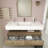 Ensemble de meuble-lavabo mural simple 48 po Alysa-71095601