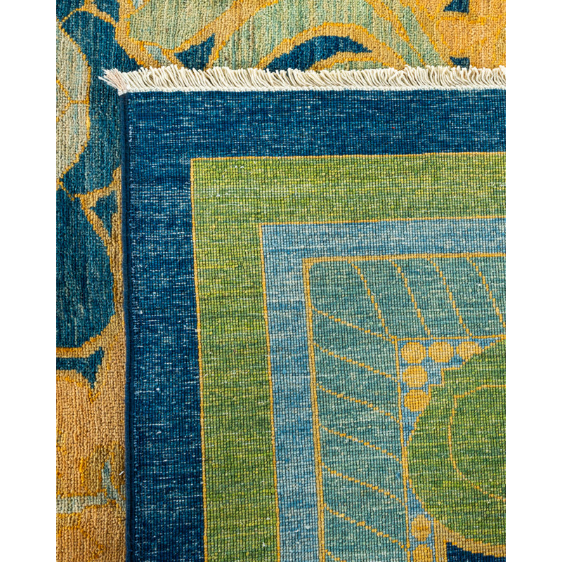 Arts & Crafts One-of-a-Kind 17' 4" X 12' 1" Hand Knotted Area Rug