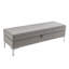 Banc de rangement en velours Marius-1052630144