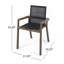 Chaise bistro Hillside, ensemble de 2