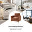 Fauteuil club en velours capitonné Gillette-87116727