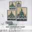 «Christmas Holiday Art DCCXLVI», reproduction d'art encadrée - bois massif XMA171266-1818926957