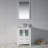 Mance 24.25'' Single Bathroom Vanity with Ceramic Top with Mirror-24550983