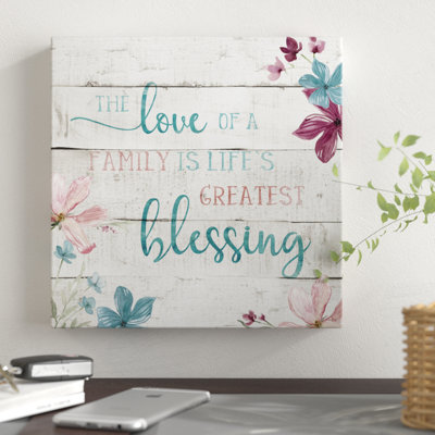 «Family Blessing», art textuel