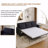 81.5" Linen Sofa Bed: 3 Seater Sectional, Pull-Out Mattress, Convertible Sleeper Couch