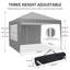 Auvent pliable 10 x 10 pi-121451072
