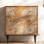 Buffet décoratif rétro en bois massif