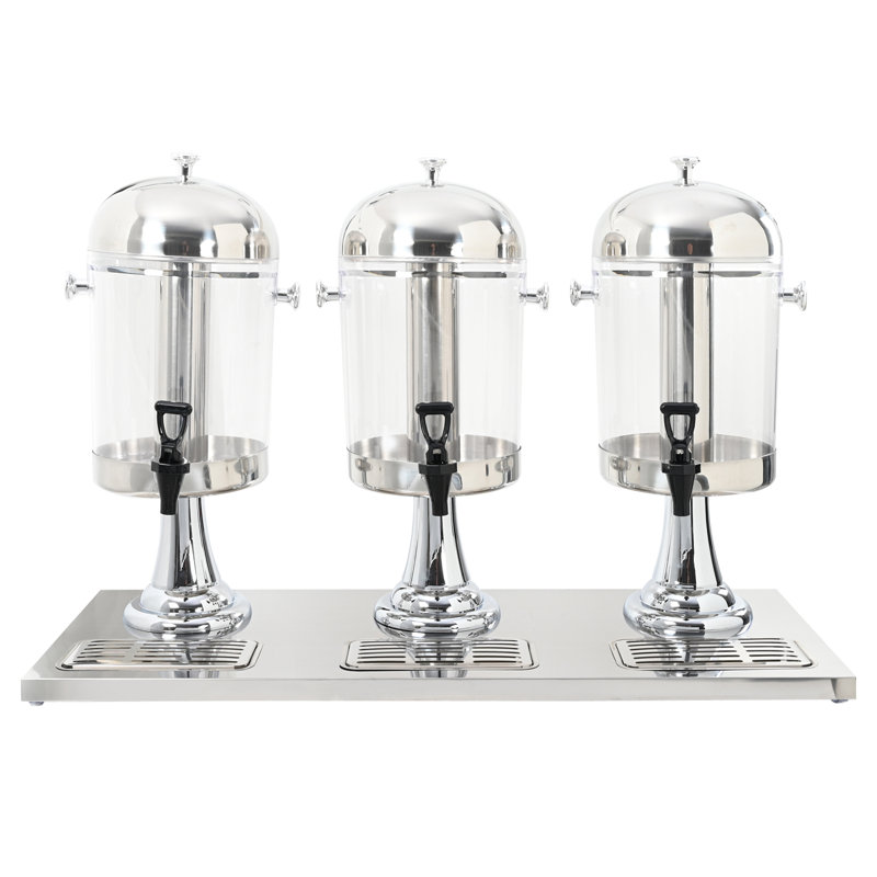 Stainless Steel Beverage Dispenser, 86 cm x 35 cm x 57 cm
