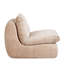 Fauteuil surdimensionné surdimensionné, housse en tissu, courbe ergonomique relaxante, longue durée