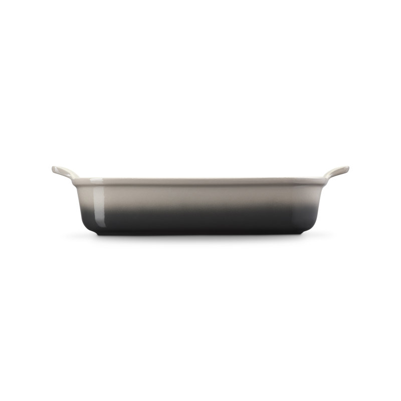 Le Creuset Stoneware Heritage Rectangular Dish, 32cm/3.85L, Flint