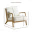 Fauteuil d'appoint de style moderne Mid-Century avec coussin lombaire amovible Eterna-607393207