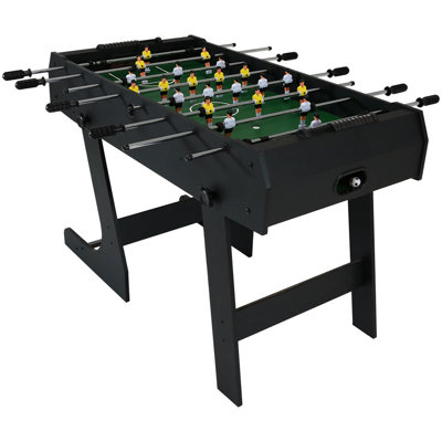 Table de soccer d'intérieur pliante à 2 joueurs avec tiges télescopiques SunnyDaze Decor