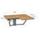 32" x 22.5” Teak Reversible Folding Transfer Tub/Shower Seat