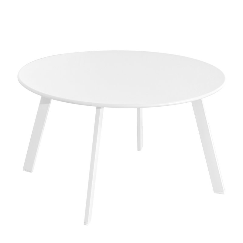 Mccreight Round Metal Outdoor Coffee Table , cm W cm D, 40cm H x 70cm W x 70cm D, Paprika