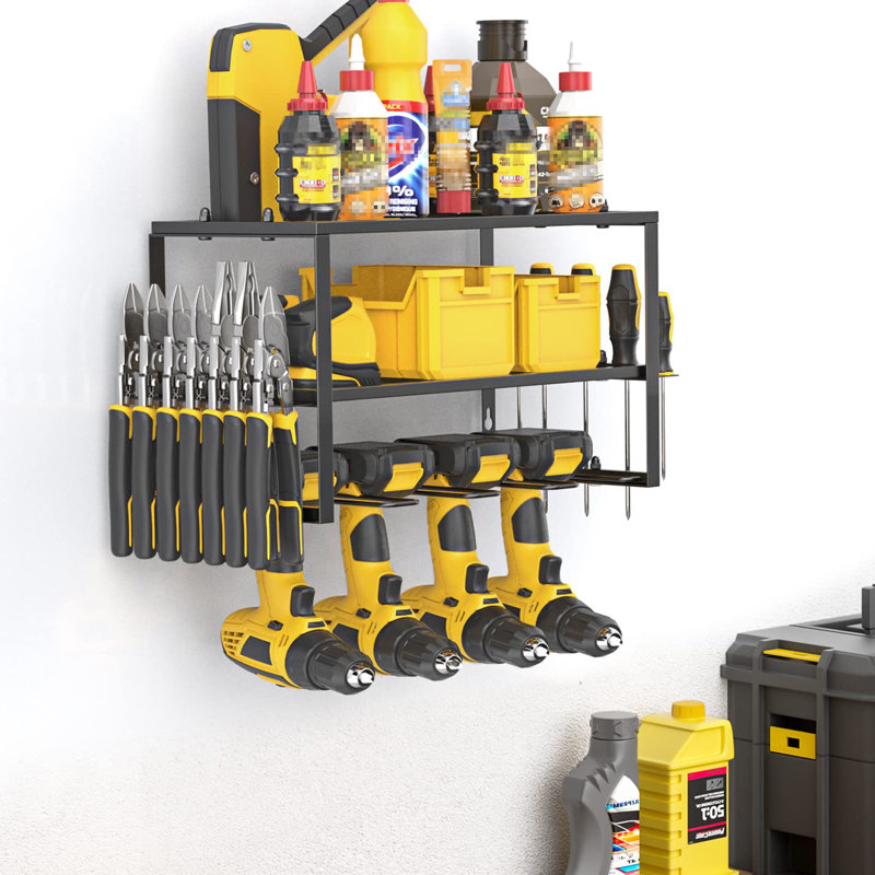 Heavy Duty Tool Shelf & 1 Pack of 3 Layers Tool Rack