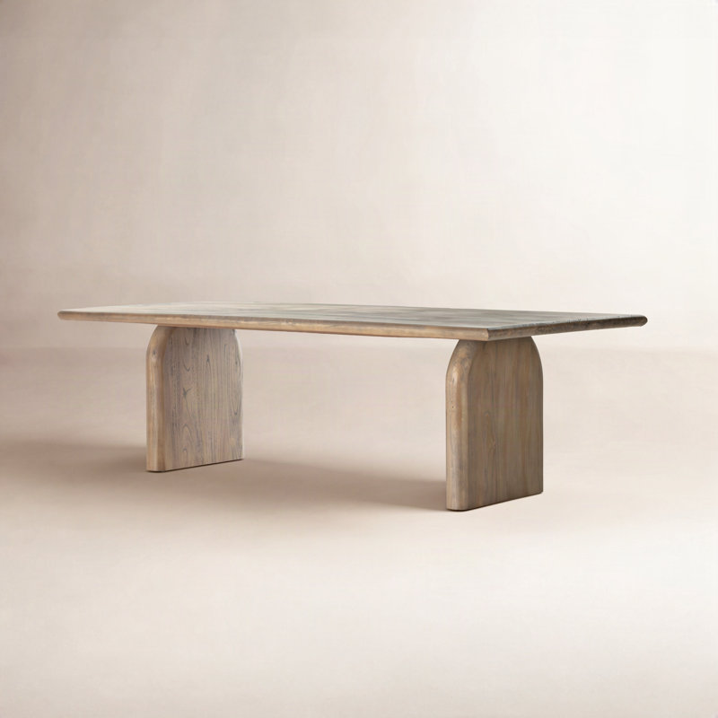 Sorrento Solid Wood Dining Table, 30” H x 94” L x 39” W