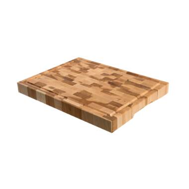 Labelll Canadian Maple Butcher Block Cutting Board With Rubber