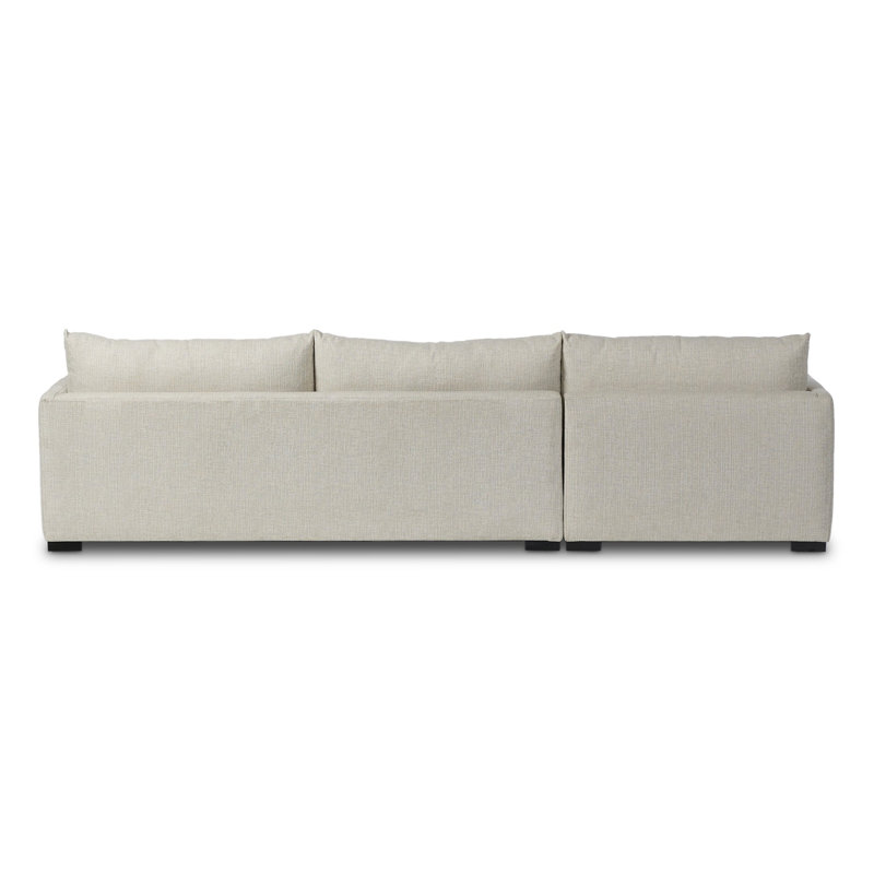 Wickham Leather 2 - Piece Chaise Sectional, Left Arm Facing