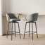 Ensemble de 2 tabourets de bar modernes et pivotants modernes au design simple pour bars et restaurants-800753142-800753144-800753145